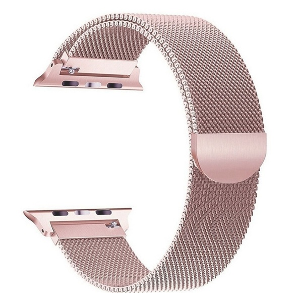 38mm, Mesh Milanese Rose Gold for Apple 3 2 1 - Picture 3 of 3